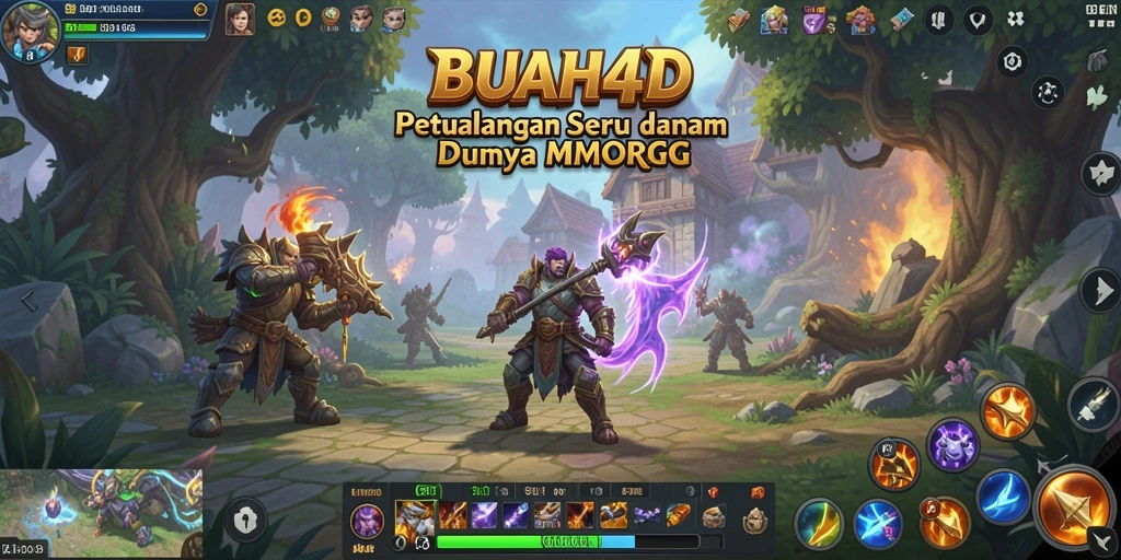 Tampilan gameplay seru dan interaksi pemain di BUAH4D.