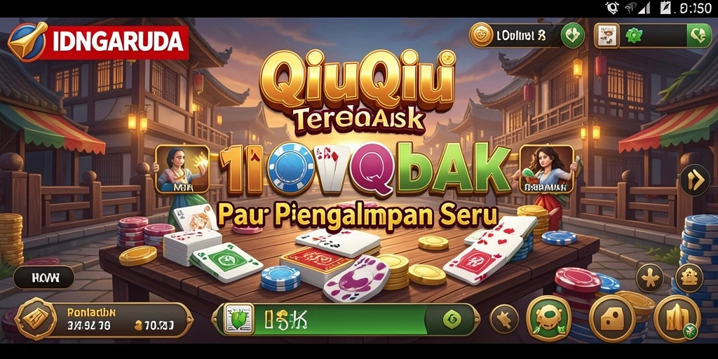 Tampilan gameplay QiuQiu yang menarik dan interaktif.