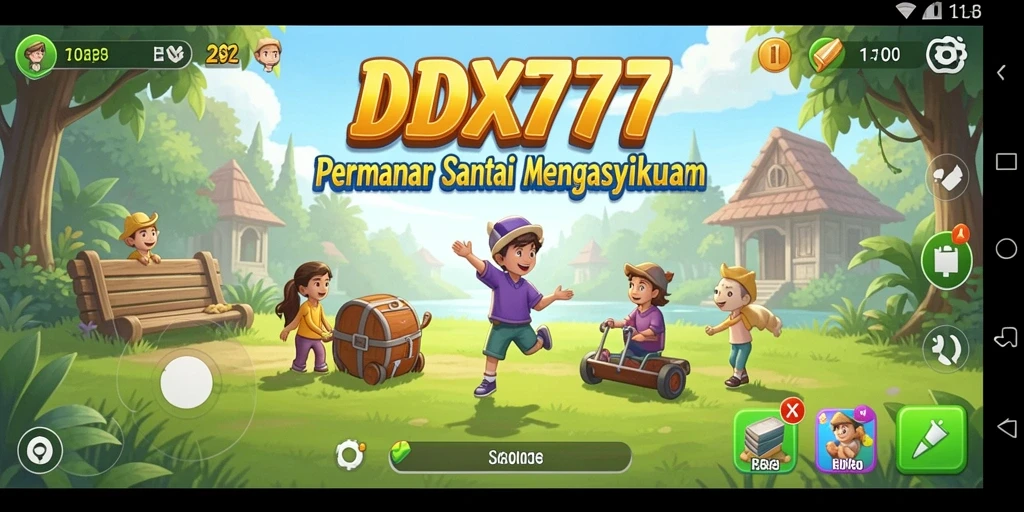 Screenshot gameplay IDX777 yang menunjukkan keseruan bermain Casual.