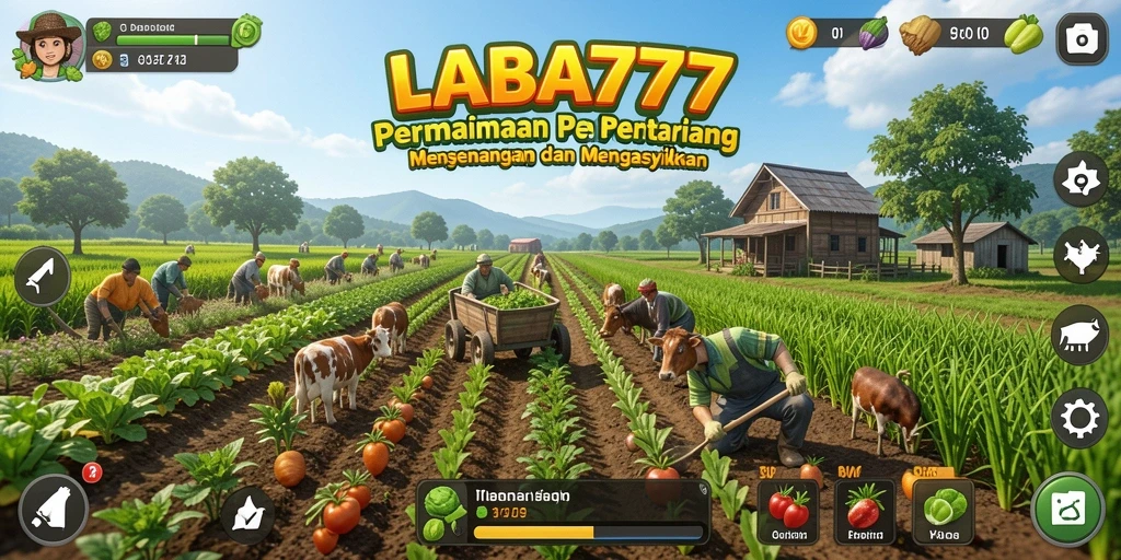 Tampilan gameplay yang menakjubkan dari permainan Farming LABA777.