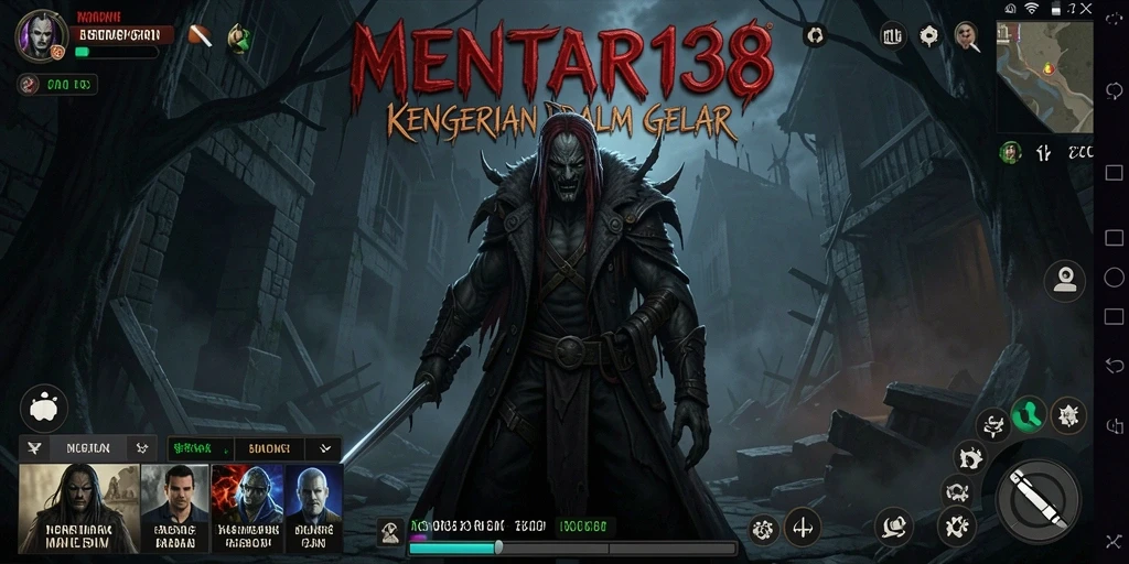 Gameplay seram dengan suasana menegangkan di MENTARI138.