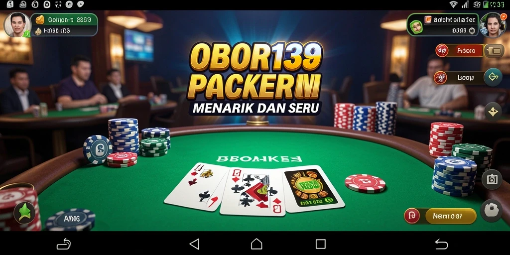 Gameplay menarik dari OBOR138 dengan suasana Poker yang seru.