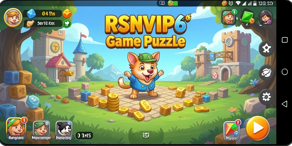Tampilan gameplay RSNVIP6 dengan tantangan Puzzle yang menarik.