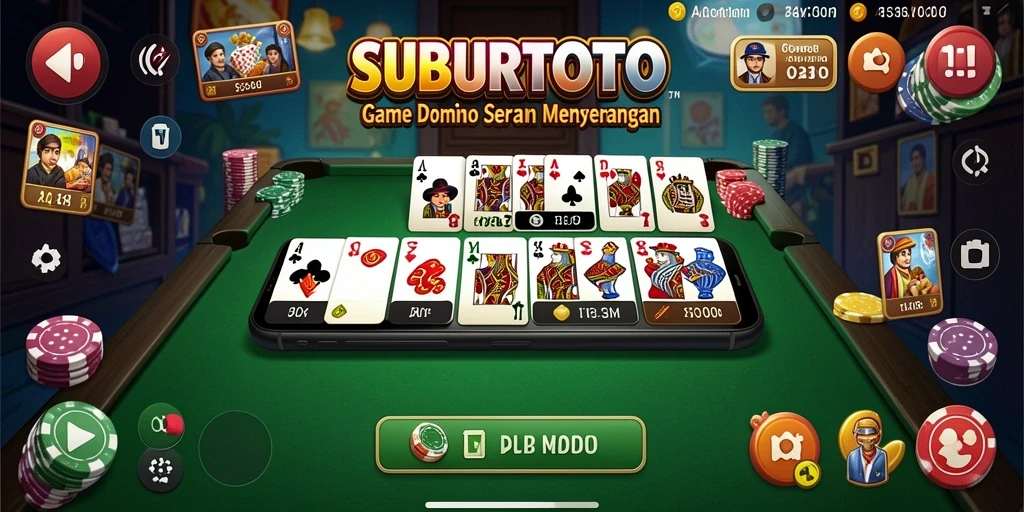 Gameplay Domino yang memukau dan penuh strategi.