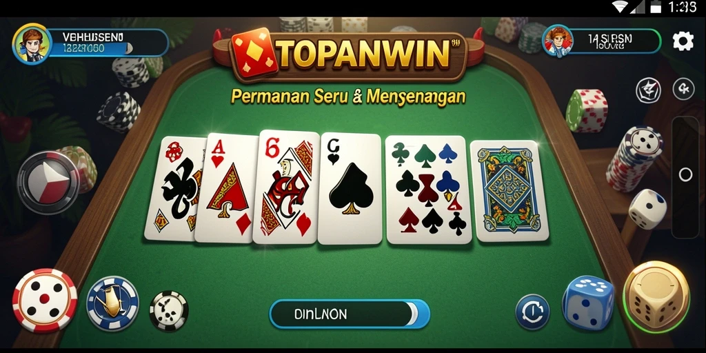 Tangkapan layar gameplay seru TOPANWIN dengan pemain yang bersaing.