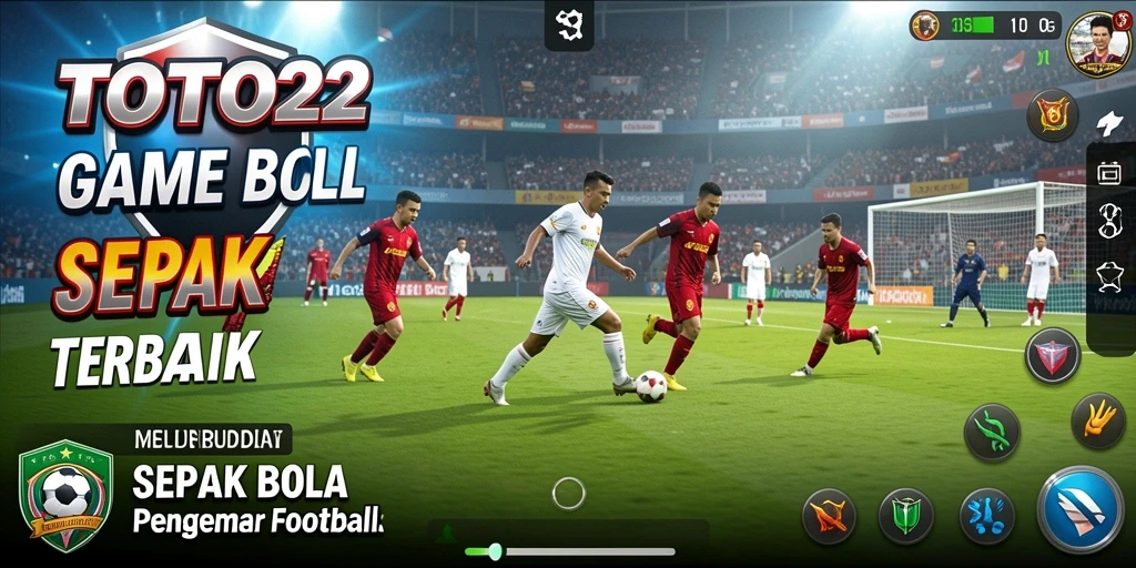 Gameplay TOTO22 yang menegangkan dan seru dalam pertandingan sepak bola.