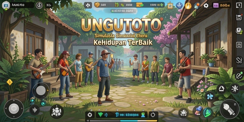 Tampilan screenshot permainan UNGUTOTO yang mengasyikkan dan penuh warna.